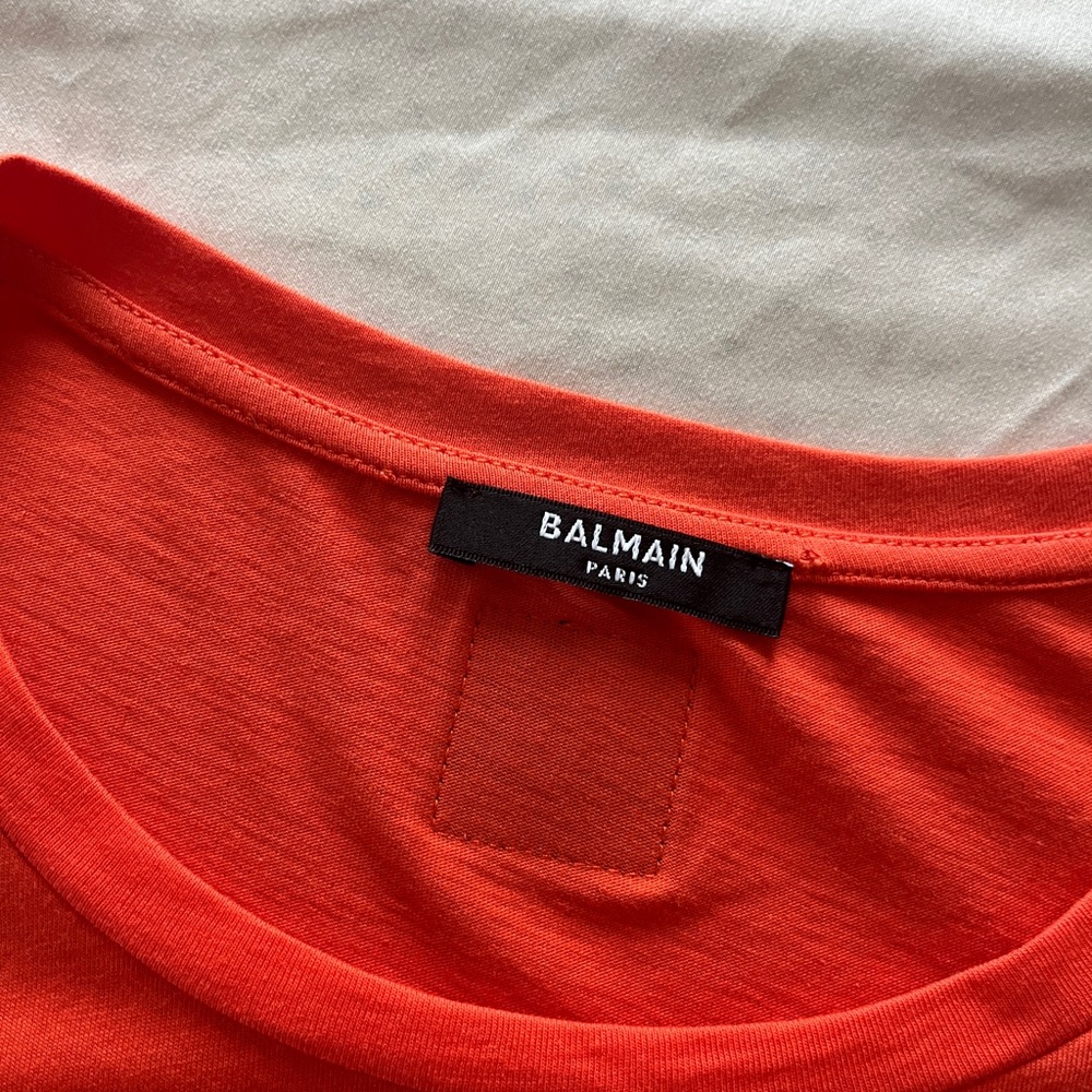 Balmain Vibrant Red T-shirt